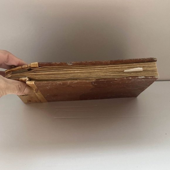 Photo Album Book Made From Leaf's, Stick, Bamboo, String Hand Made Book - Picture 12 of 13